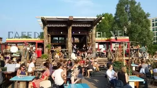 Restaurant De Ceuvel in SWEETS hotel neigbourhood guide Amsterdam