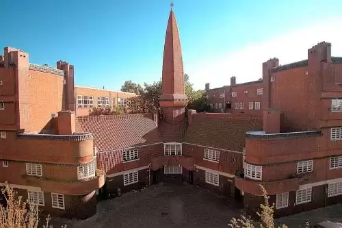 Photo of SWEETS hotel Amsterdam West bridge house Van Hallbrug nearby Museum Het Schip - Architecture Amsterdamse School