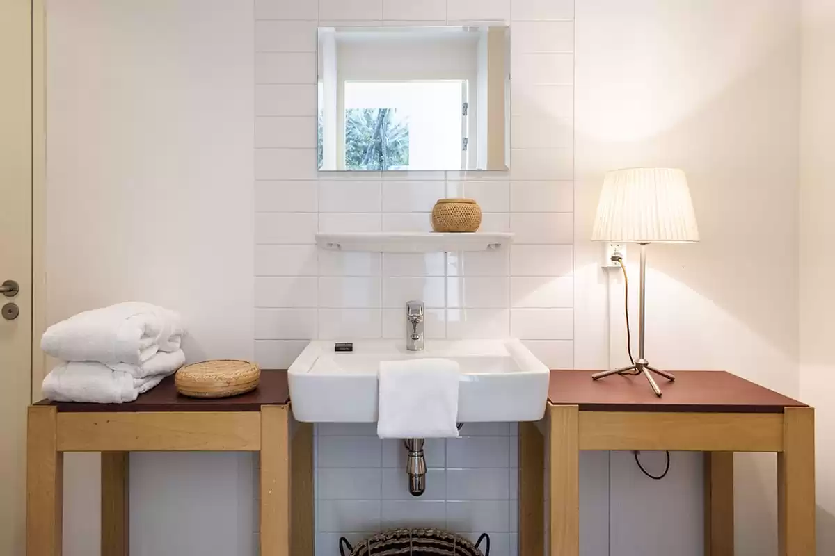 Photo of SWEETS hotel Amsterdam bridge house 211 Sluis Haveneiland IJburg bathroom sink