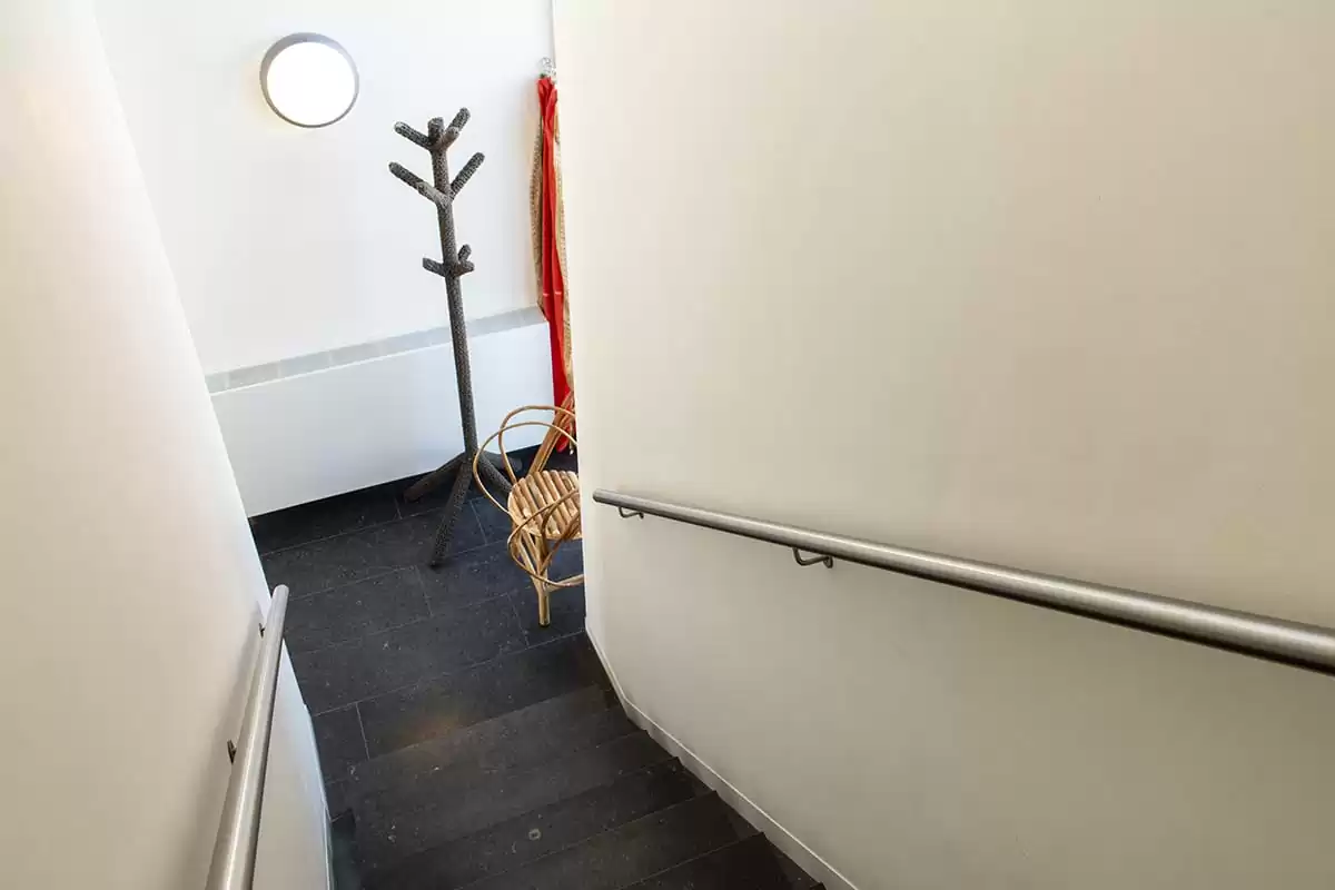 Photo of SWEETS hotel Amsterdam bridge house 211 Sluis Haveneiland IJburg hallway and stairs