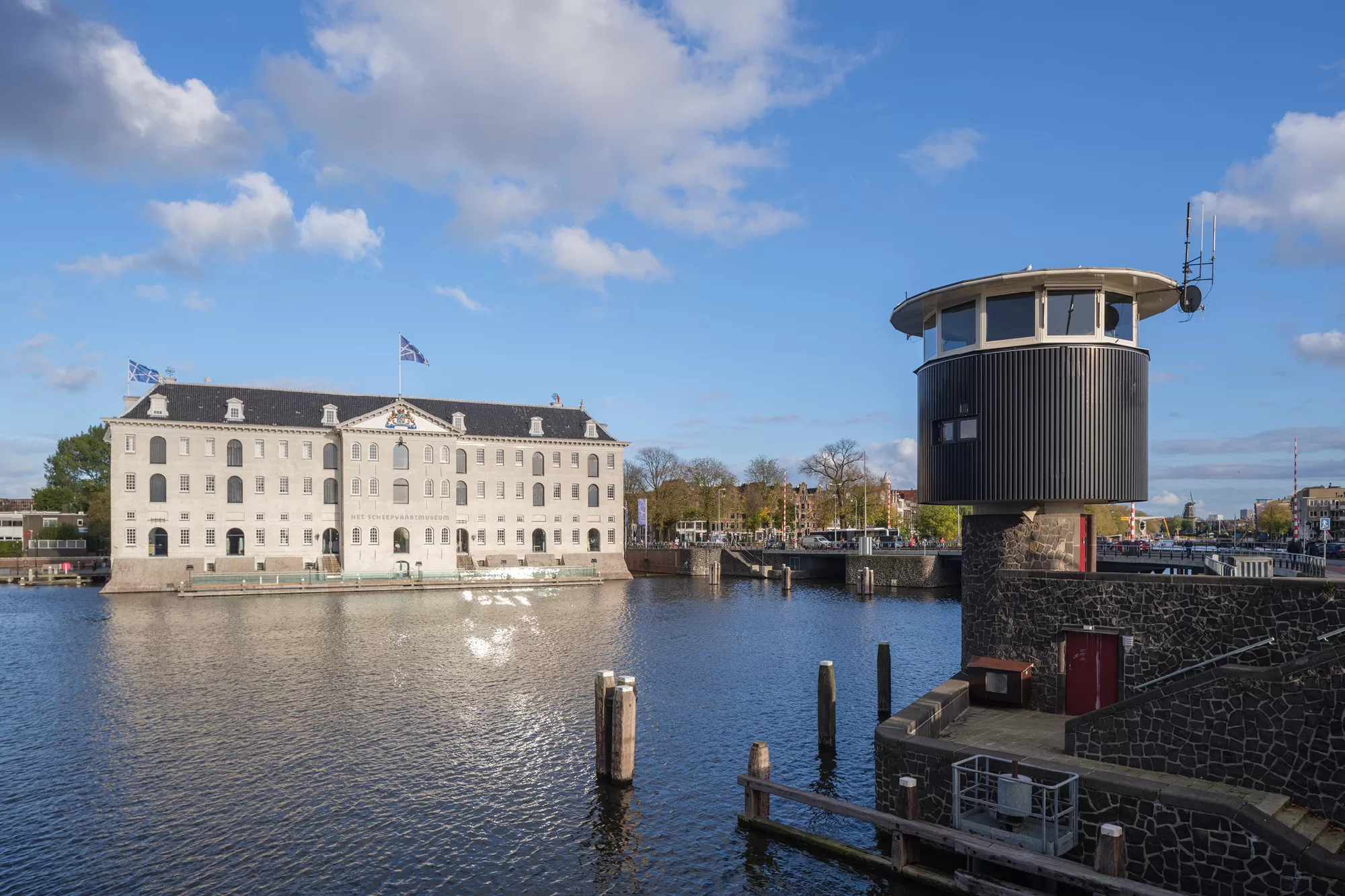 SWEETS hotel Amsterdam_bridge house Kortjewantsbrug_exterior_maritime museum_photography Ossip Duivenbode