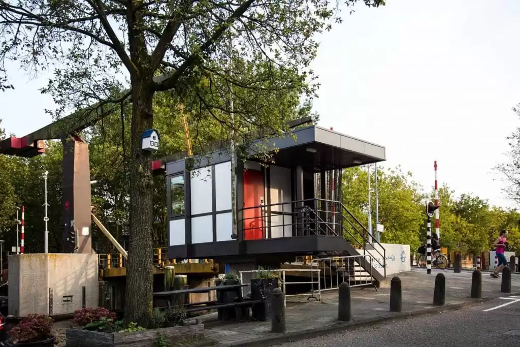Theophile de Bock bridge house on Amsterdam canals
